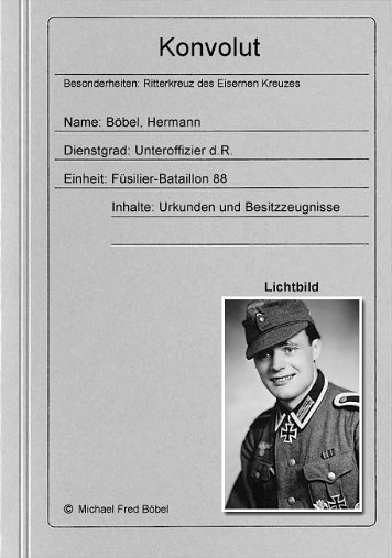 Böbel, Hermann Konvolut