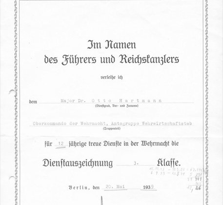 Verleihungsurkunden