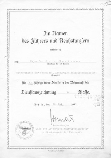 Dienstauszeichnung 3. Klasse Heer