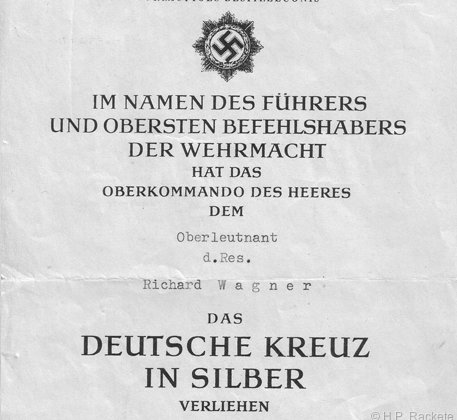 Deutsches Kreuz in Silber