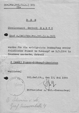 Bescheinigung HE 1