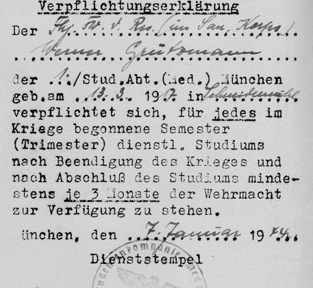 Verpflichtungserklärungen